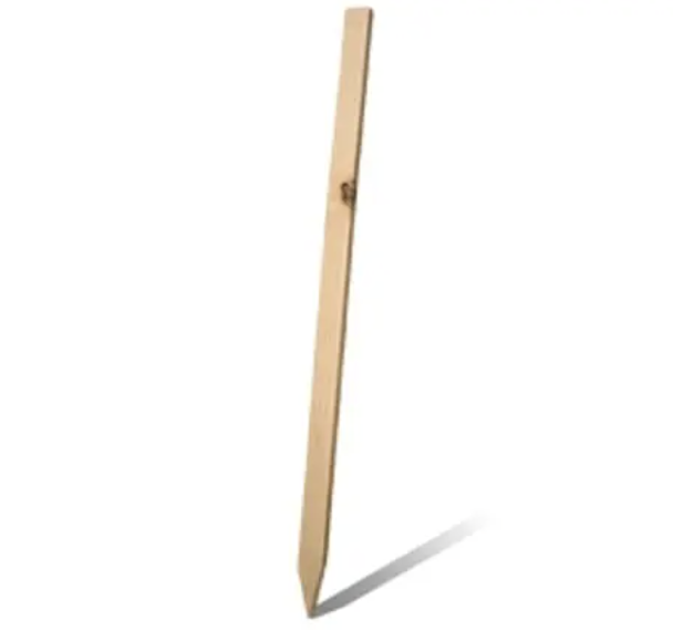 4ft wooden White Yard Stakes