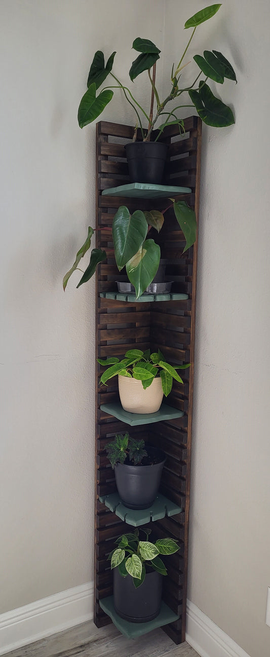 Custom Wooden Plant Tower